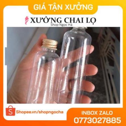 Chai Chiết Mĩ Phẩm ❤ GIÁ TỐT NHẤT ❤ Chai nhựa pet nắp vặn nhôm 20ml,30ml,50ml,100ml chiết mỹ phẩm , phụ kiện du lịch