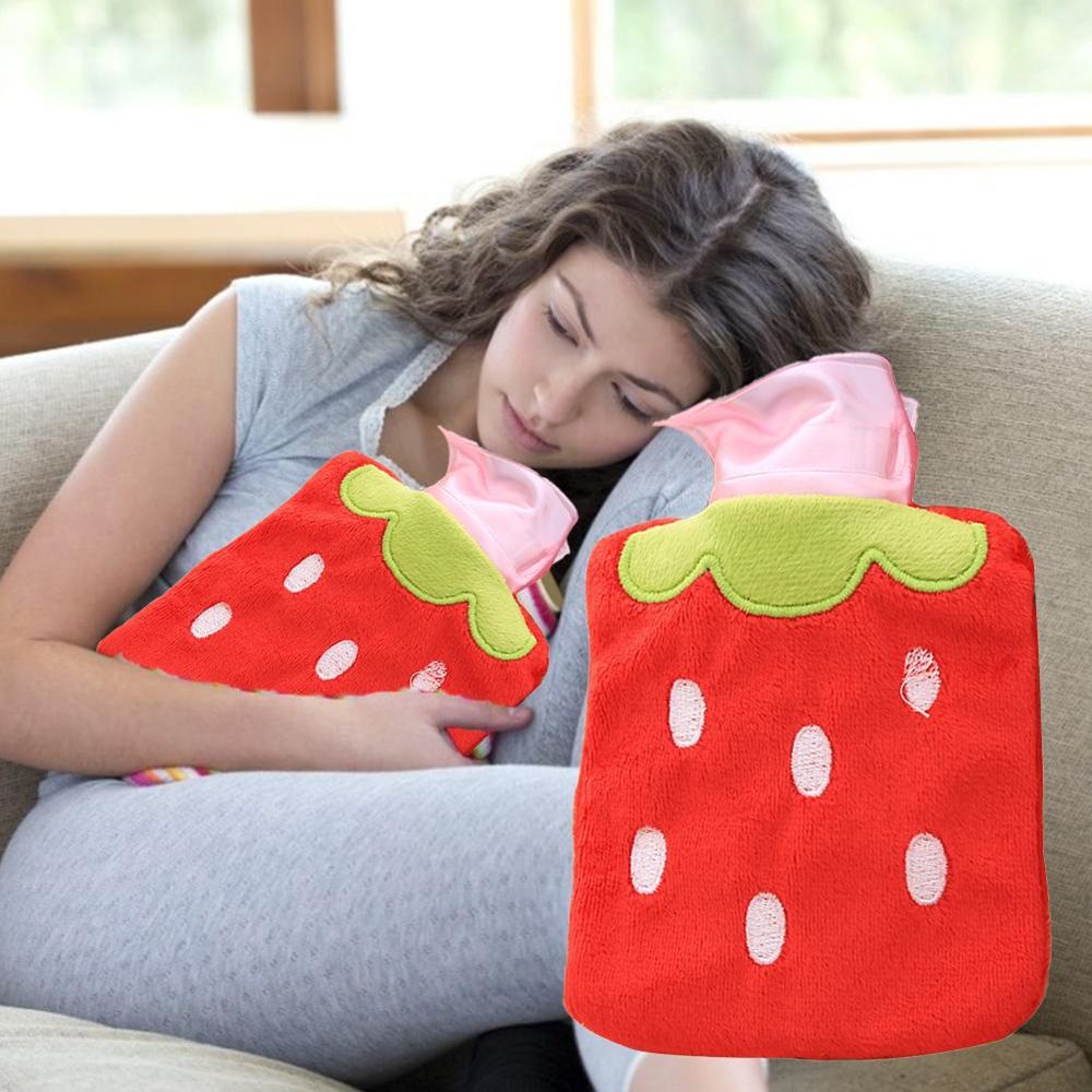 Túi chườm nước nóng giữ ấm tay chống bể họa tiết hoạt hình dễ thương thiết kế nhỏ gọn cho nữ