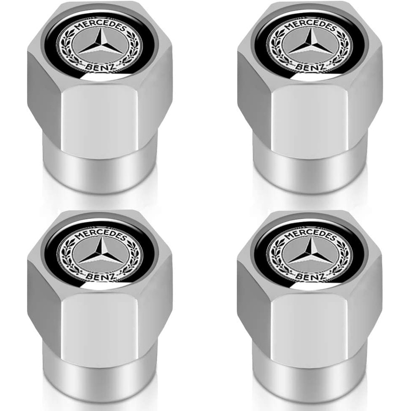 Bộ 4 Nắp Van Bánh Xe Mercedes-Benz CESM CLK GLK GL AB AMG GLS GLE AMG Series