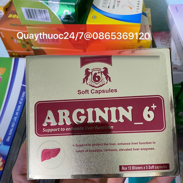 ARGININ 6+ BỒI BỔ CƠ THỂ,TĂNG CƯỜNG CHỨC NĂNG GAN (sản phẩm này ko phải là thuốc không có tác dụng thay thế thuốc )