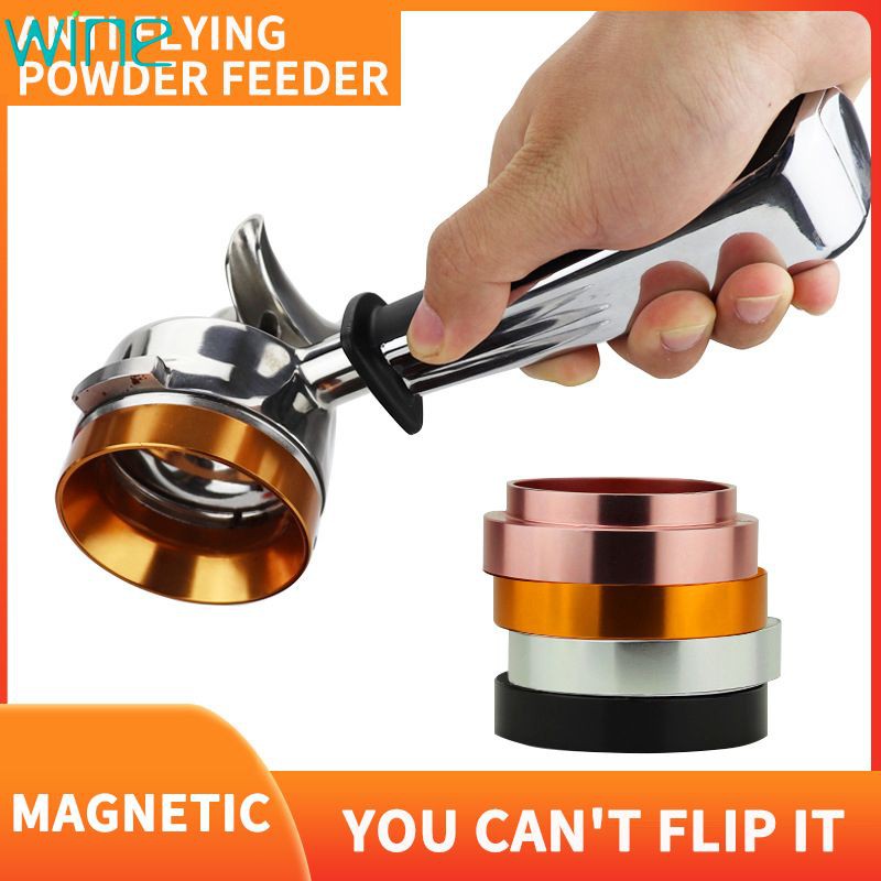 [READY] Aluminum Smart Dosing Ring for Beer Mug, Coffee Powder Tool, Espresso Barista for 58MM, Coffee Filter, Tamper WINE