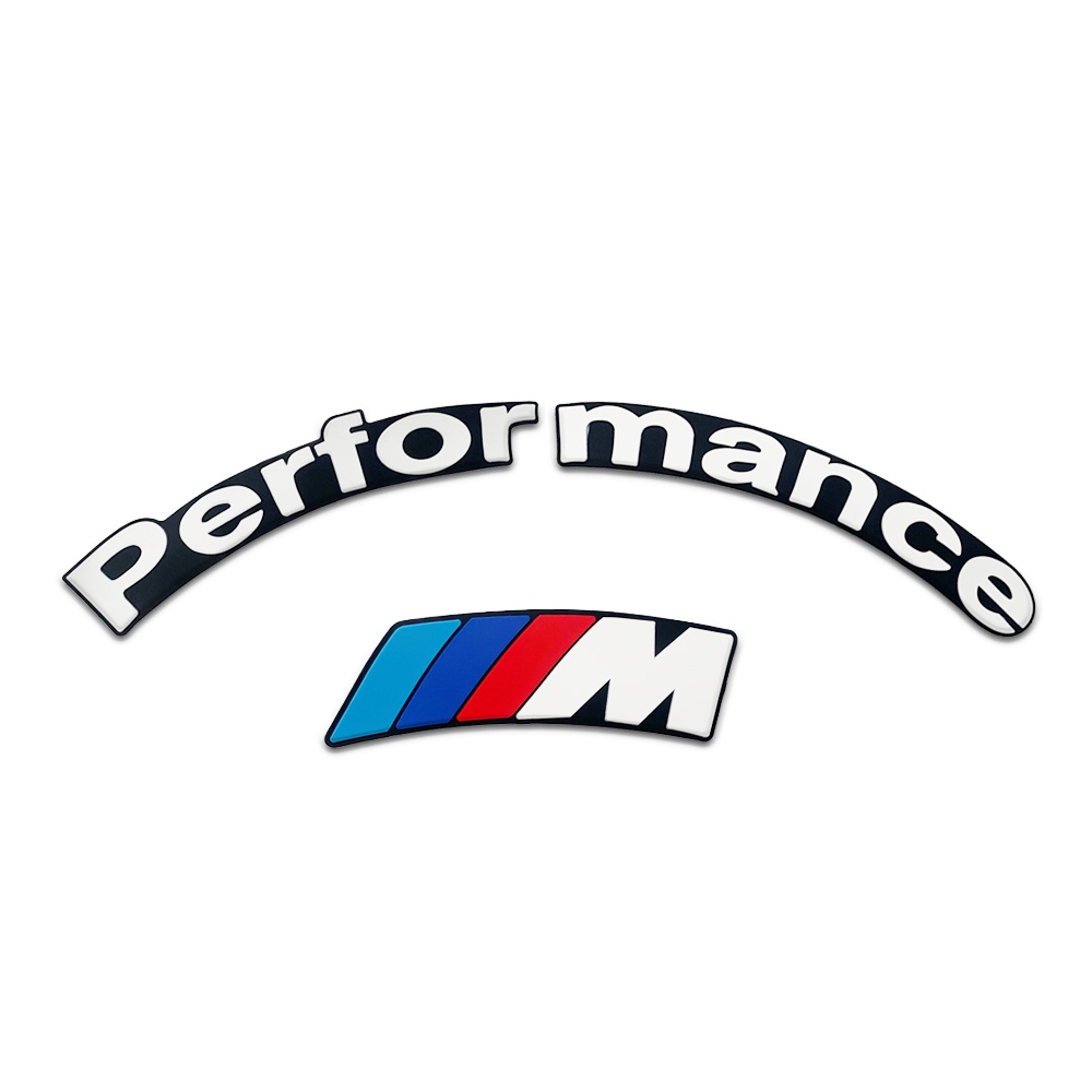 1 Set Miếng Dán Lốp Xe Hơi/Mô Tô Hình Chữ Cái Trang Trí Cá Tính Cho BMW