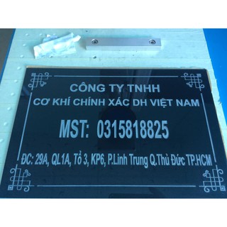 BẢNG TÊN CÔNG TY, BIỂN SỐ NHÀ