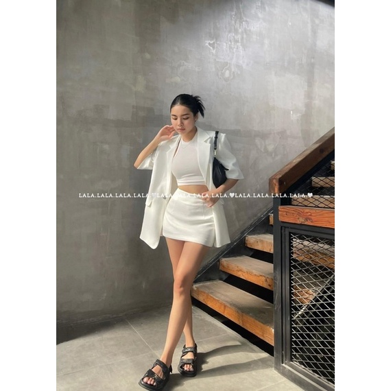 SET VEST TRẮNG 3 MÓN