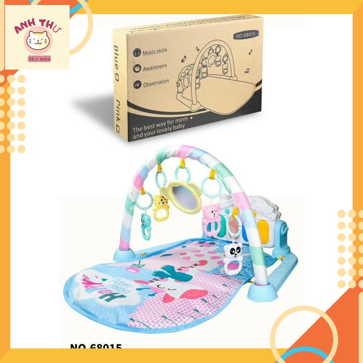 Thảm nằm chơi nhạc cho bé phát triển trí tuệ, thảm piano .
