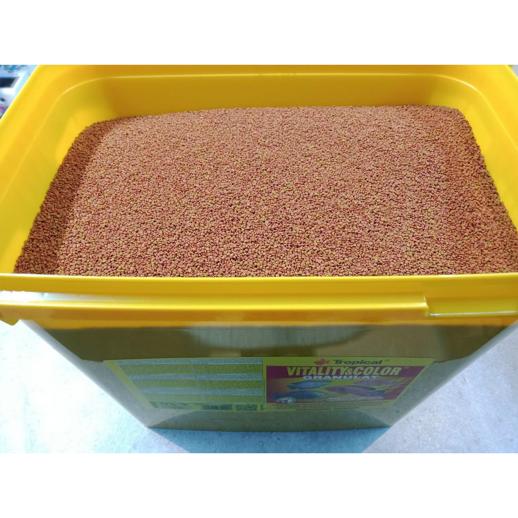 Cám TROPICAL VITALITY & COLOR GRANULAT - Thức ăn cá siêu kích màu