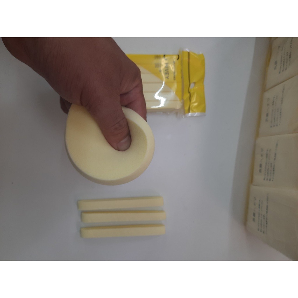 BÔNG MÚT BỌT BIỂN RỬA MẶT CHIVEY HÀNG LOẠI 1 - 12 MIẾNG/GÓI NỞ NHANH MỀM MẠI
