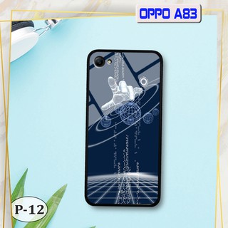 Ốp lưng kính Oppo A83- hình 3D