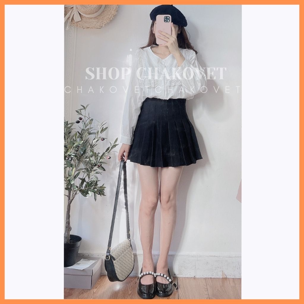 Áo sơ mi nữ dài tay màu trắng A875, kiểu áo nữ cổ tròn thiết kế 2 lớp ren ngực phong cách retro hàn quốc freesize &lt;53kg