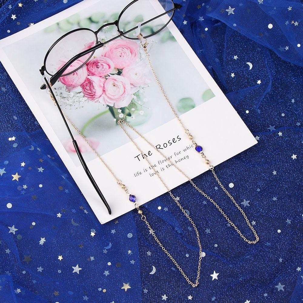 PINEVN Dây Đeo Mắt Kính Dạng Chuỗi Hạt Kim Loại Ngọt Ngào