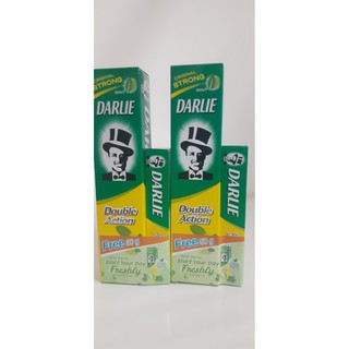 Combo 2 Kem Đánh Răng Darlie Double Action (225g) + TANG KEM CAY 50GR