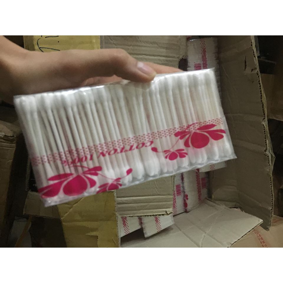 12 Gói Tăm Bông Ngoáy Tai Fanni