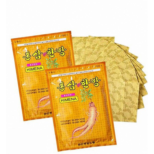 Gói 20 Miếng Cao Dán Hồng Sâm Himena Trị Nhức Mỏi