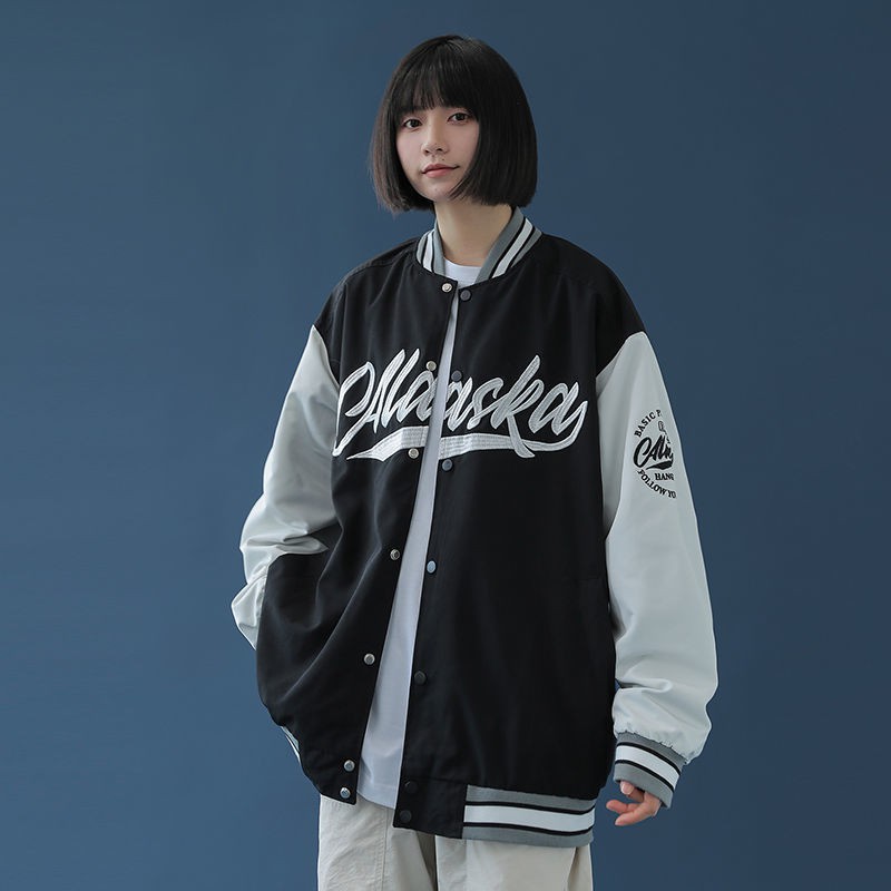 Áo Khoác Bóng Chày Phong Cách Hàn Quốc 2021 Cho Nữ