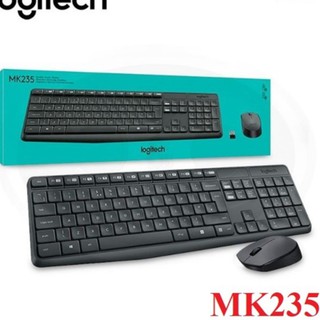Bộ bàn phím + chuột logitech không dây mk235 - bộ không dây
