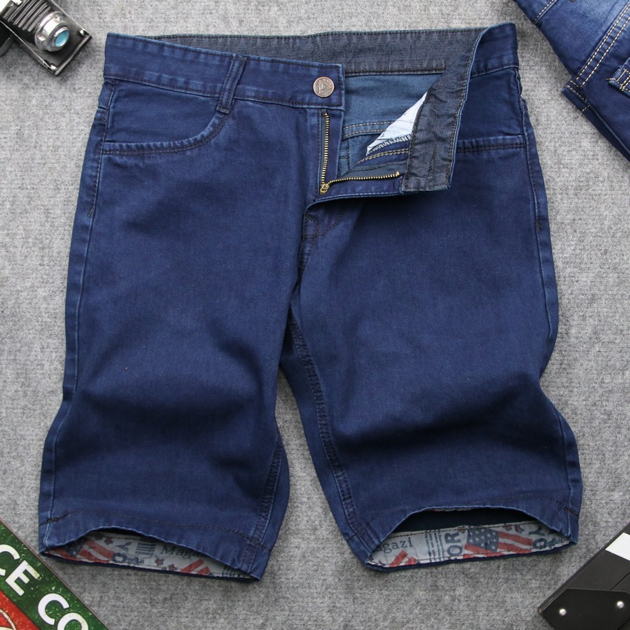 Quần short jean nam đen vải đẹp TS169 Tronshop