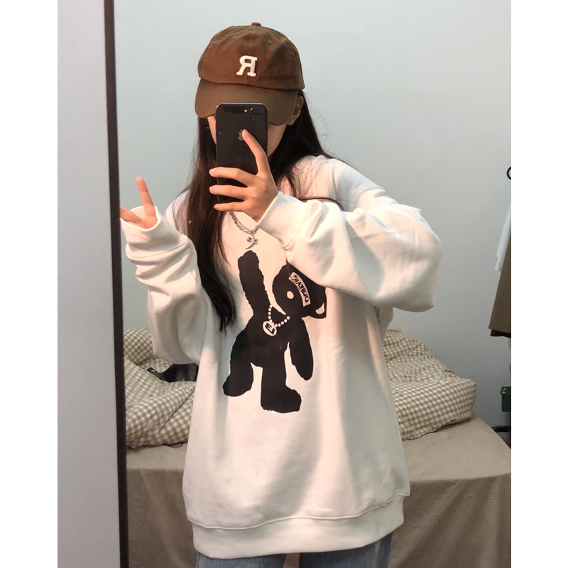 NRVP Áo Hoodie Thiết Kế Đơn Giản Thời Trang Hàn Quốc Cho Nữ