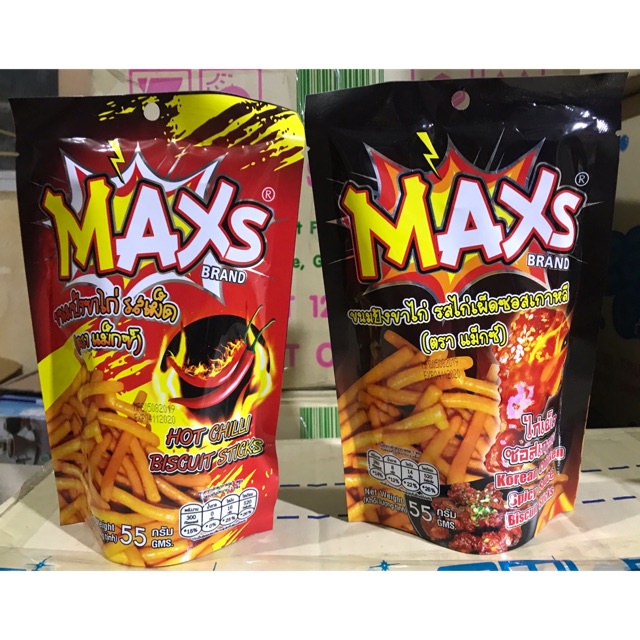 Bim bim tăm, snack que cay Thái Lan MAX gói 55g