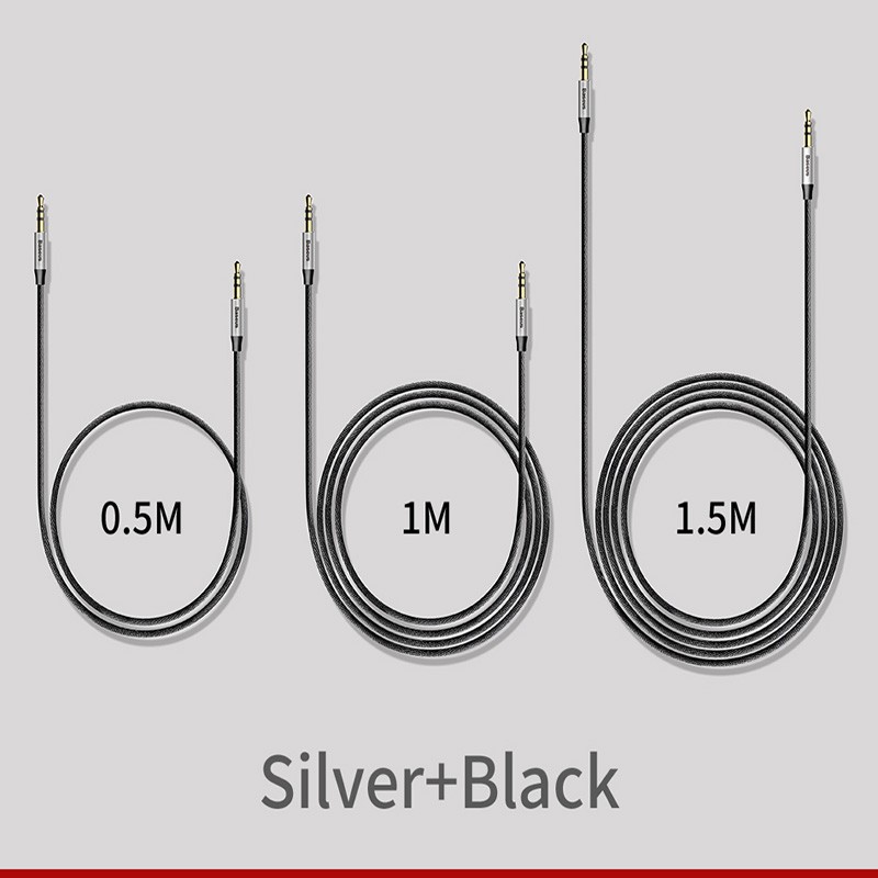 Dây Cáp Âm Thanh Baseus 3.5mm AUX 1M 1.5M
