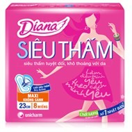 BVS Diana siêu thấm không cánh 8 miếng