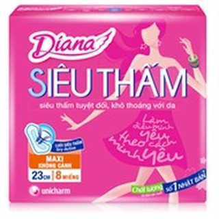 BVS Diana siêu thấm không cánh 8 miếng