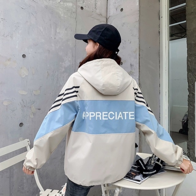 ÁO KHOÁC GIÓ PHỐI KẺ ĐEN 3 MÀU SIÊU ĐẸP | BigBuy360 - bigbuy360.vn