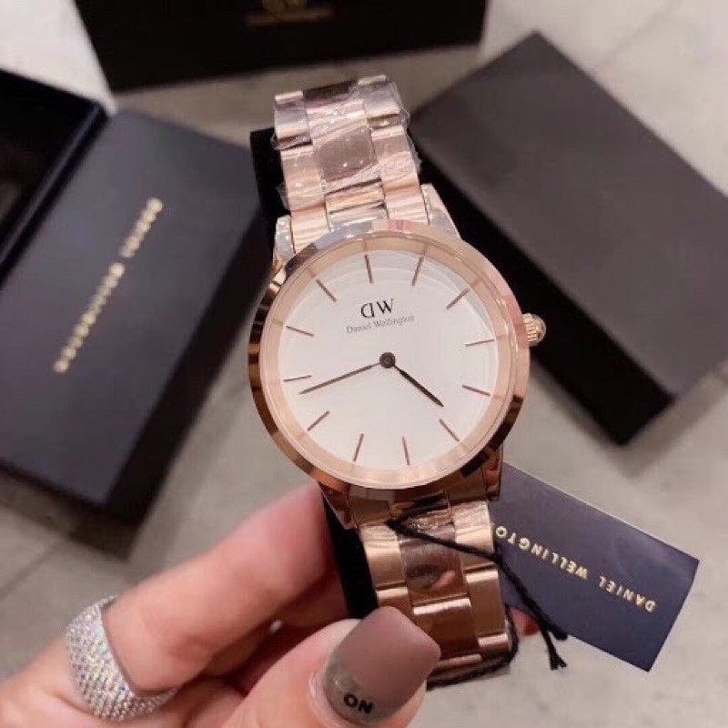 [Chính Hãng] Đồng hồ nam DW Daniel Wellington Iconic Link Rose Gold , Sliver size 36mm , 40mm dây thép