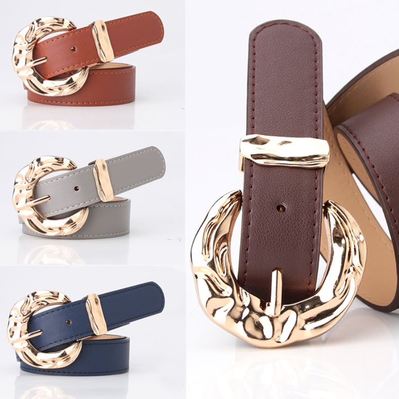 Thắt Lưng Nữ Bản To Thời Trang Âu Mỹ Cá Tính TL021 ShopMaySG Dây Nịt Nữ Da PU Khóa Kim Loại Bền Chắc For Jeans, Quần Âu