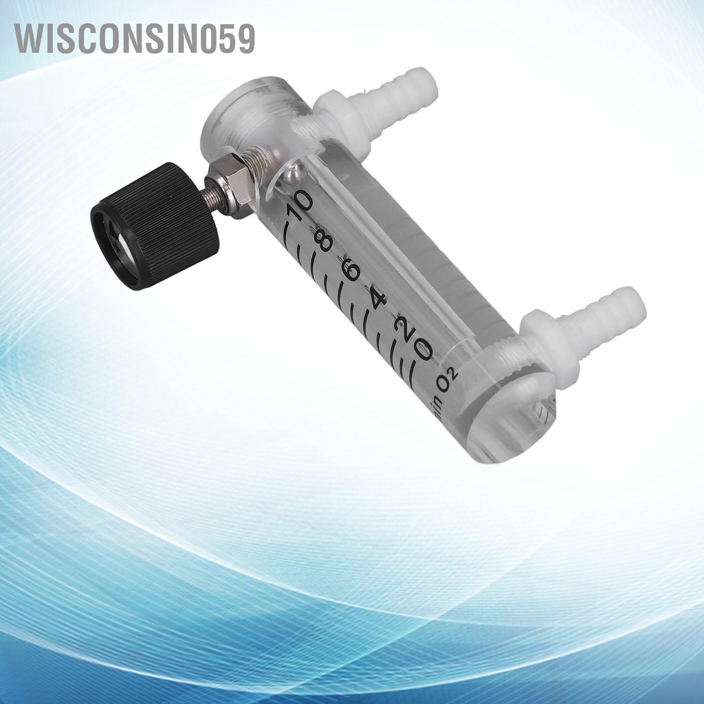 Đồng hồ đo lưu lượng khí bảng điều chỉnh 0-10LPM 【Wisconsin059】
