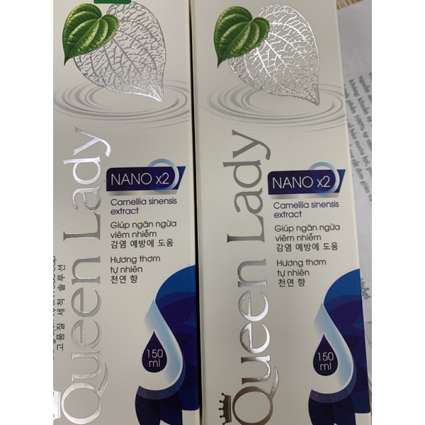 Queen lady - 2 lần nano bạc và trầu không 🦋🦋🦋