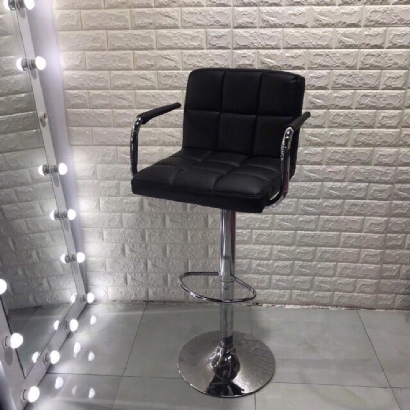 Ghế Quầy Bar Tay Vịn Cao Cấp - Ghế Makeup - Ghế Văn Phòng Làm Việc