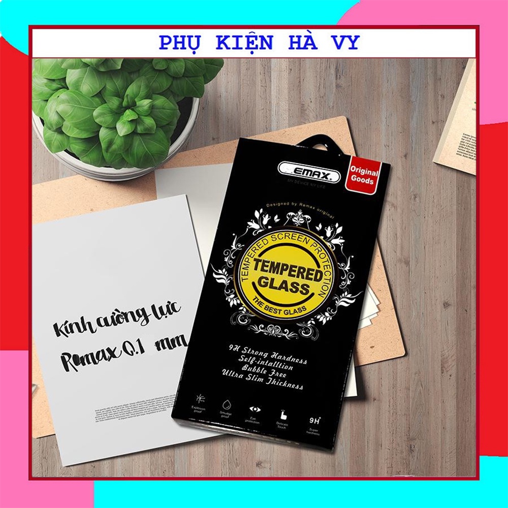 Kính Cường Lực Remax Xịn 0.1mm. 12promax Dành cho các máy 5/6/6+/7/7+/8/8+/X/Xr/Xs Max/ 11/ 11pro/ 11pro Ma