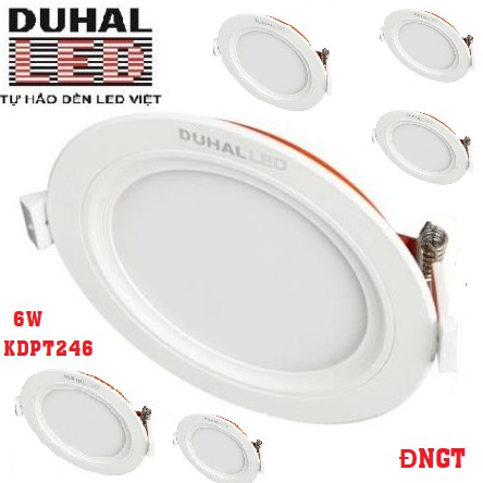ĐÈN LED ÂM TRẦN PANEL DUHAL 7W - KHÔNG TĂNG PHÔ (KDPT)