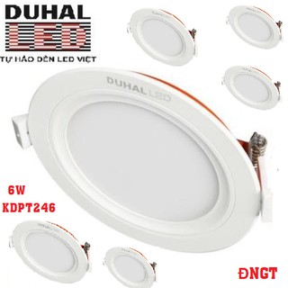 Đèn led âm trần panel duhal 7w - không tăng phô