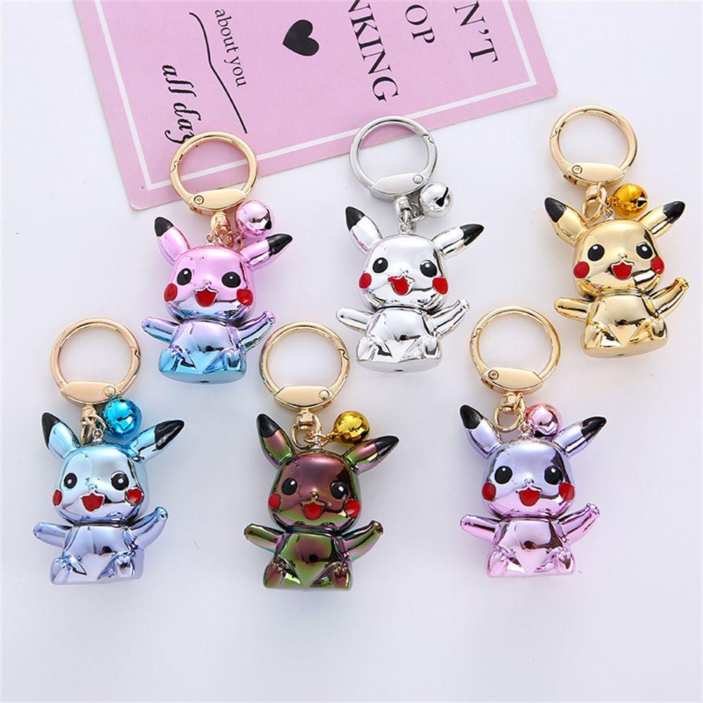 DARNELL Móc Chìa Khóa Hình Hoạt Hình Đáng Yêu Nhiều Màu Sắc Giá Đỡ