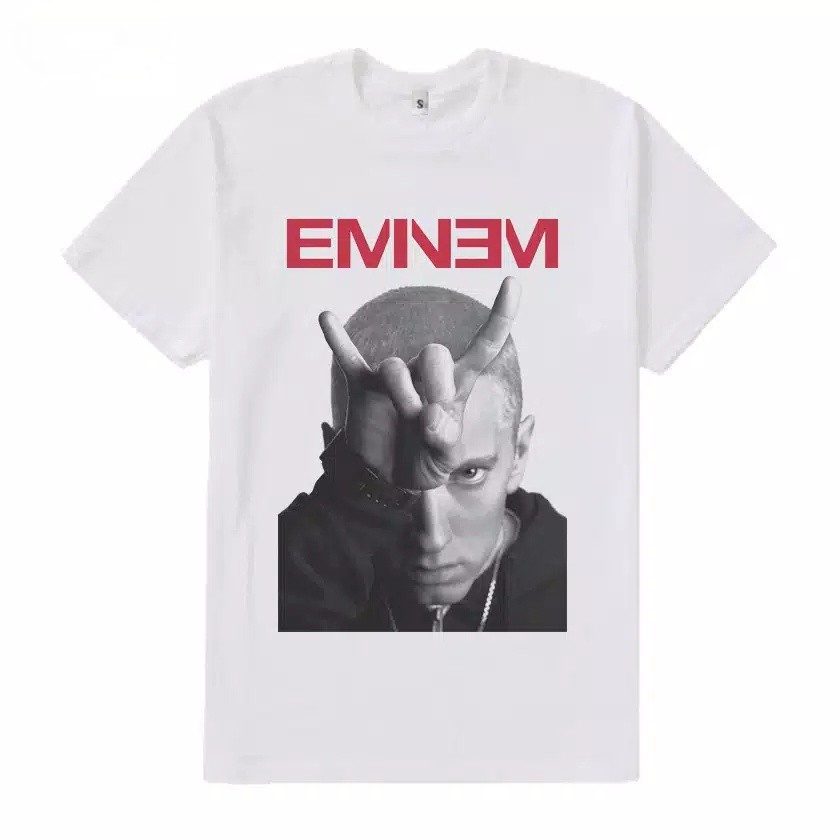 Áo Thun In Hình Ban Nhạc Eminem Cá Tính Hợp Thời Trang