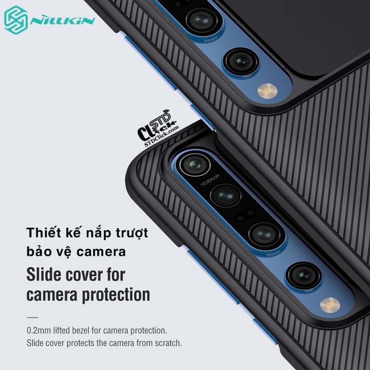 ỐP LƯNG XIAOMI MI 10 - MI 10 PRO NILLKIN CAMSHIELD BẢO VỆ CAMERA CHÍNH HÃNG [NEW SALEOFF]