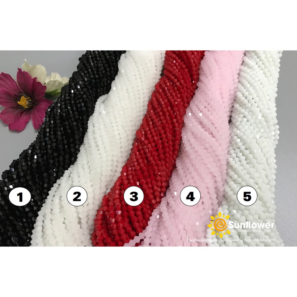 Chuỗi pha lê kim cương đục cao cấp