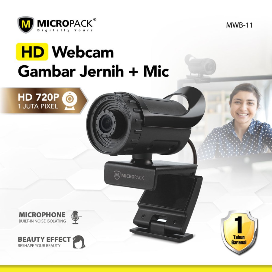Webcam Micro Mwb-11 Hd 720p Cho Máy Tính | BigBuy360 - bigbuy360.vn