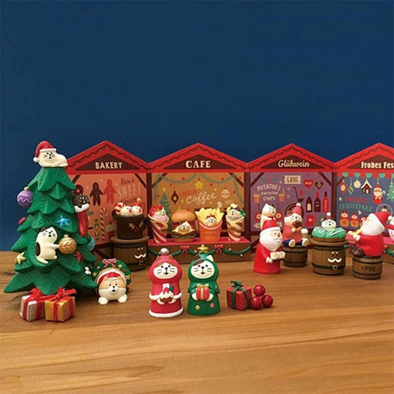 Đế Lót Ly Phong Cách Nhật Bản Chất Lượng Cao❤Búp Bê Trang Trí Cây Thông Noel ds-002