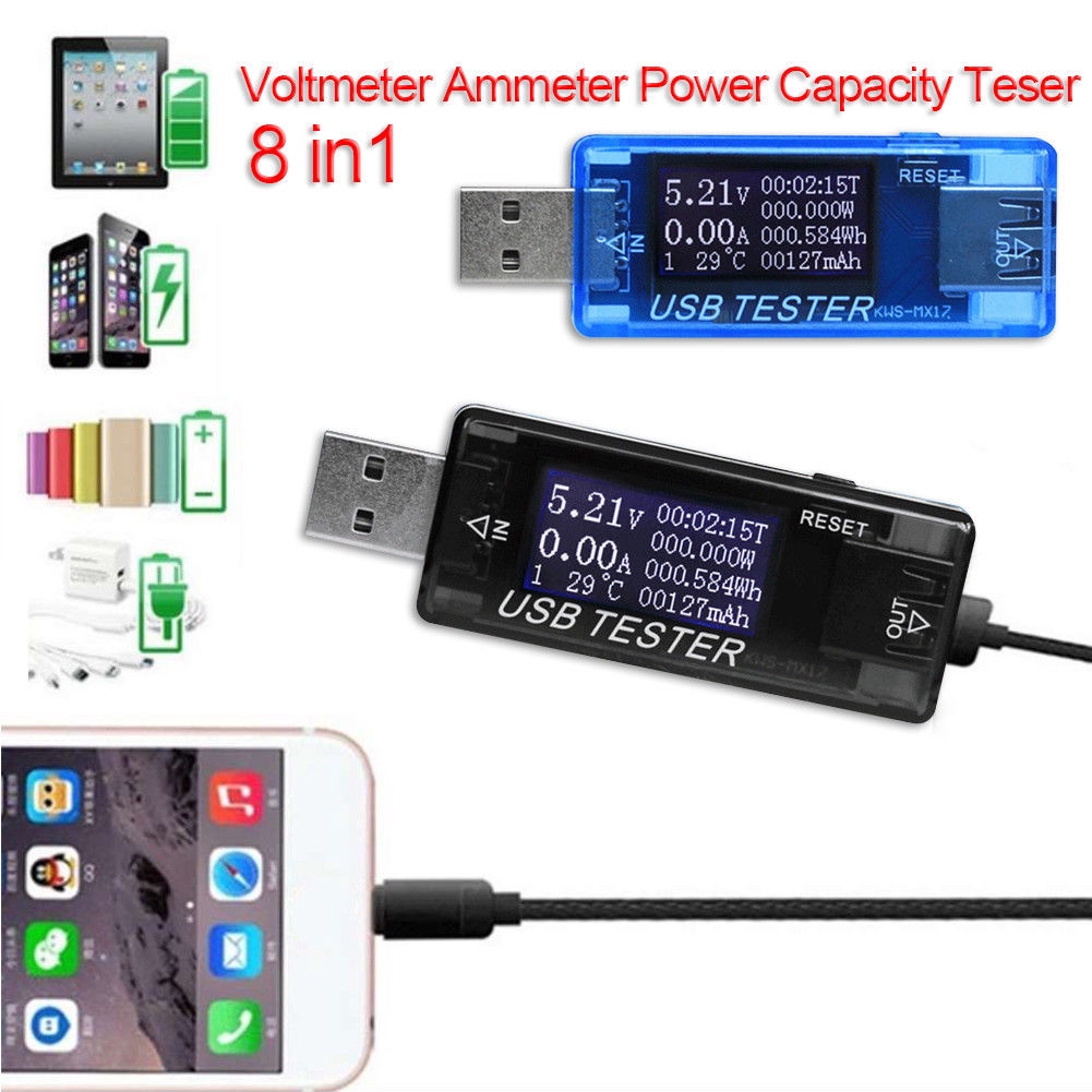 Bộ đo dòng điện thế cổng sạc USB