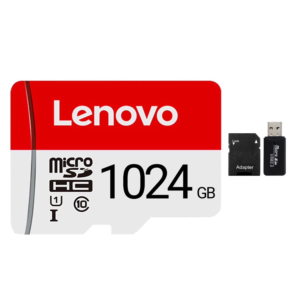Cá Tuyết| Thẻ Nhớ Lenovo 512GB 1TB Tốc Độ Cao Chống Nước Chống Nam Châm Cho MP3/MP4
