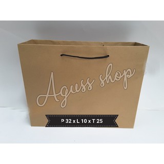 Túi giấy uk P32 x L10 x T25