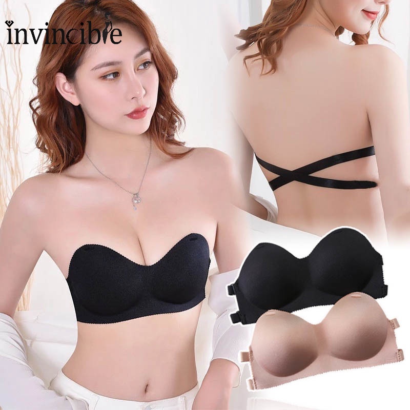 Áo Lót Ống Mềm Mại Không Đường May Màu Trơn Quyến Rũ Chất Lượng Cao Cho Nữ