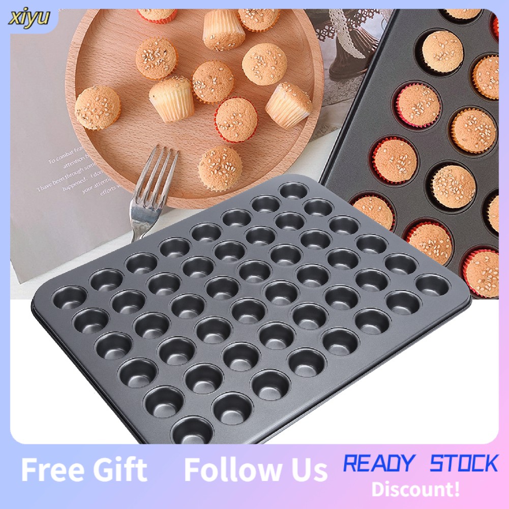 Khuôn Làm Bánh Cupcake Tròn Không Dính 48 Ô Tiện Dụng