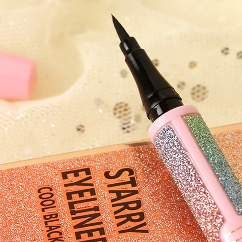 Bút Kẻ Mắt Dạng Lỏng Màu Sắc Bầu Trời Sao Siêu Mịn Chống Nước Chống Mồ Hôi Mau Khô Không Choáng Lâu Trôi Cho Người Mới Bắt Đầu