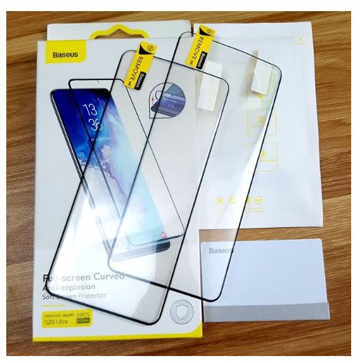Combo 2 miếng dán dẻo Baseus cho Samsung S20 Ultra
