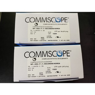 Hạt mạng rj45 Cat5e Cat6 amp Commscope
