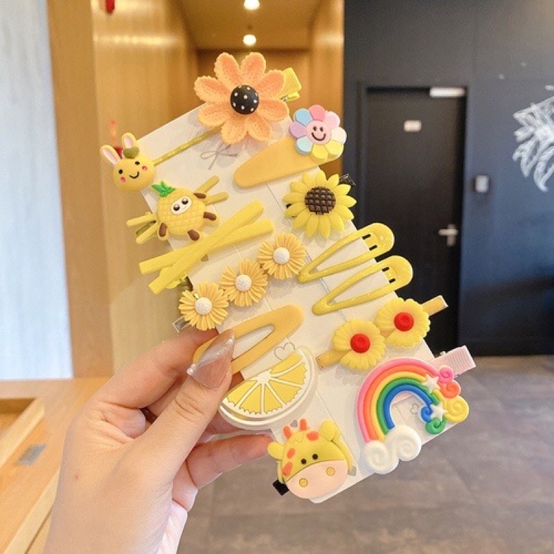 Sét Cặp Tóc Cho Bé Nữ 🎀FREESHIP🎀Nhỏ Xinh, Dễ Thương