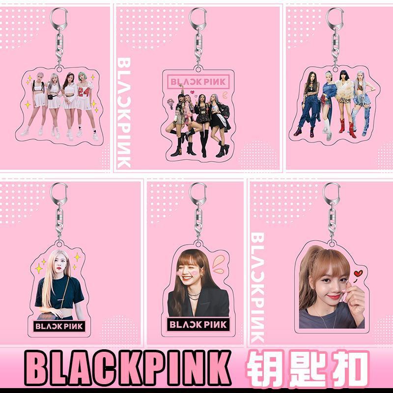 Móc Khóa Bằng Acrylic In Hình Thành Viên Nhóm Nhạc Blackpink